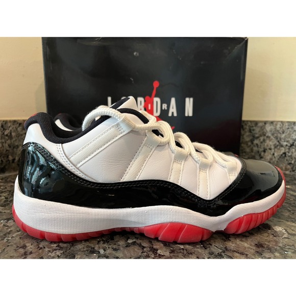 Jordan Other - Jordan 11 Retro Low Concord Bred White Black Red AV2187-160 Mens Size 9